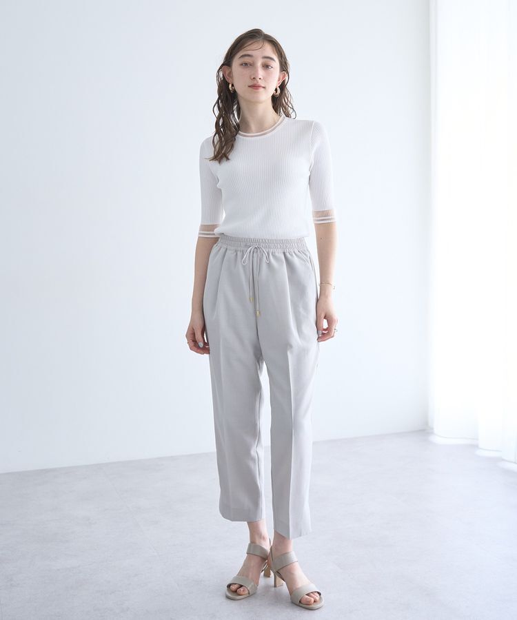 YECCA VECCA「サラサライージーテーパードパンツ」|その他|