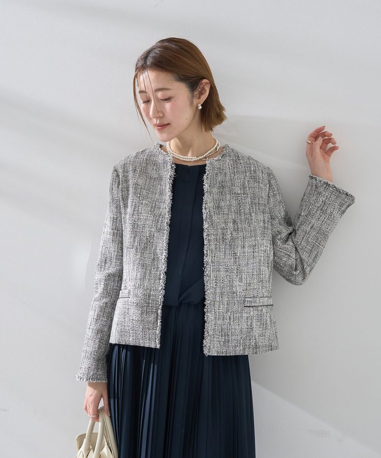 YECCA VECCA「ツイードジャケット(1)」|テーラードジャケット|