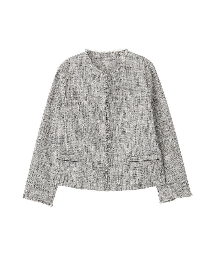 YECCA VECCA「ツイードジャケット(1)」|テーラードジャケット|