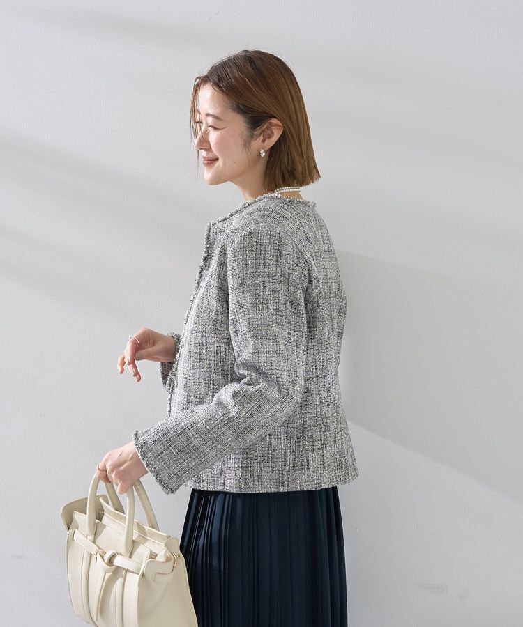 YECCA VECCA「ツイードジャケット(1)」|テーラードジャケット|