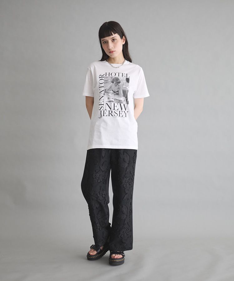 GARAGE OF GOOD CLOTHING「【日本製】異素材切り替えジャガードパンツA」|その他|