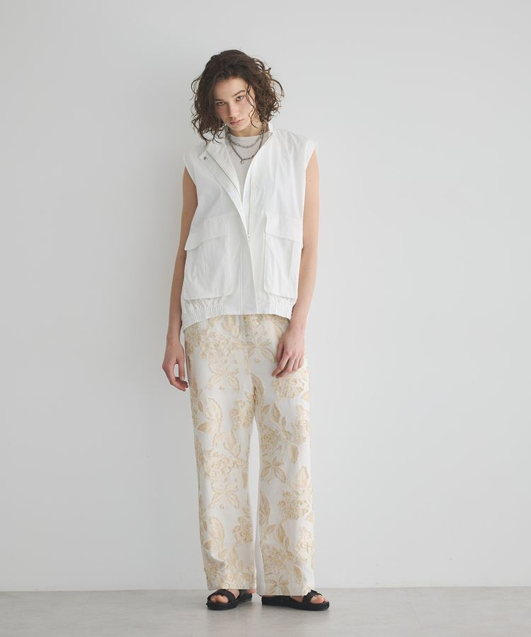 GARAGE OF GOOD CLOTHING「【日本製】異素材切り替えジャガードパンツA」|その他|