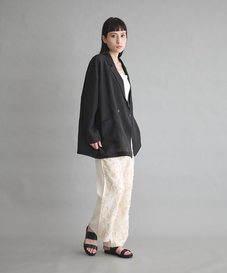 GARAGE OF GOOD CLOTHING「【日本製】異素材切り替えジャガードパンツA」|その他|