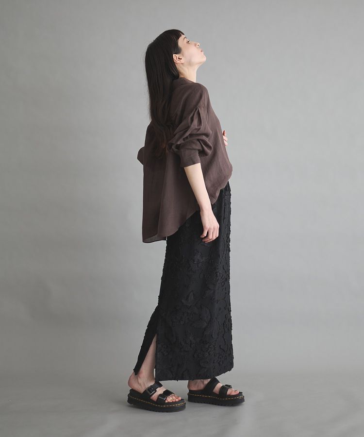 GARAGE OF GOOD CLOTHING「リネン2WAYサイド釦シャツ」|シャツ・ブラウス|