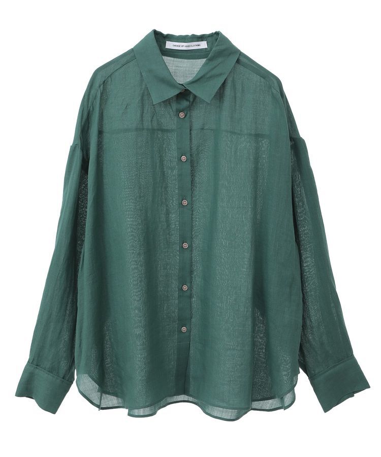 GARAGE OF GOOD CLOTHING「リネン2WAYサイド釦シャツ」|シャツ・ブラウス|
