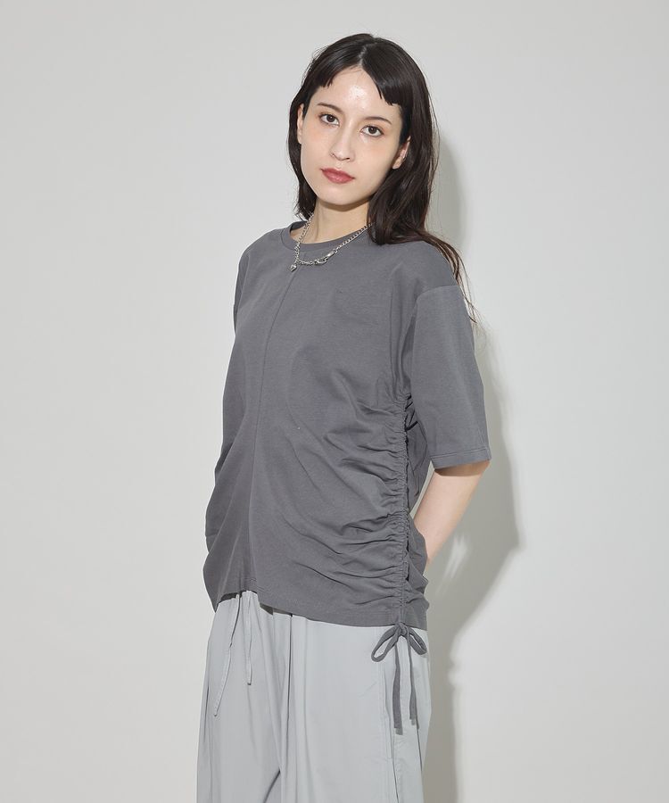 GARAGE OF GOOD CLOTHING「脇ドロストハーフスリーブプルオーバー」|Tシャツ・カットソー|