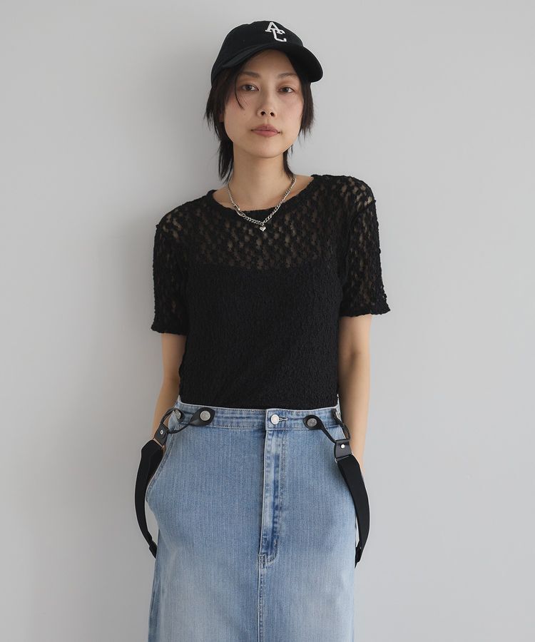 GARAGE OF GOOD CLOTHING「【日本製】シュリンクレースラウンドヘムプルオーバー」|Tシャツ・カットソー|