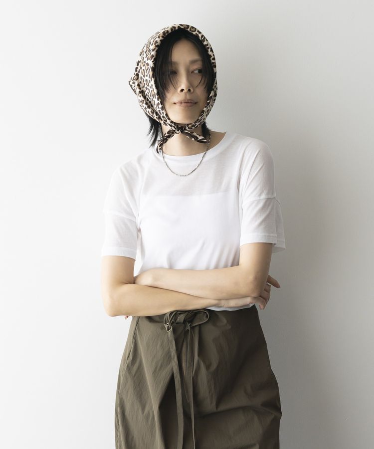 GARAGE OF GOOD CLOTHING「【日本製】シアーフライス半袖Tシャツ」|Tシャツ・カットソー|White