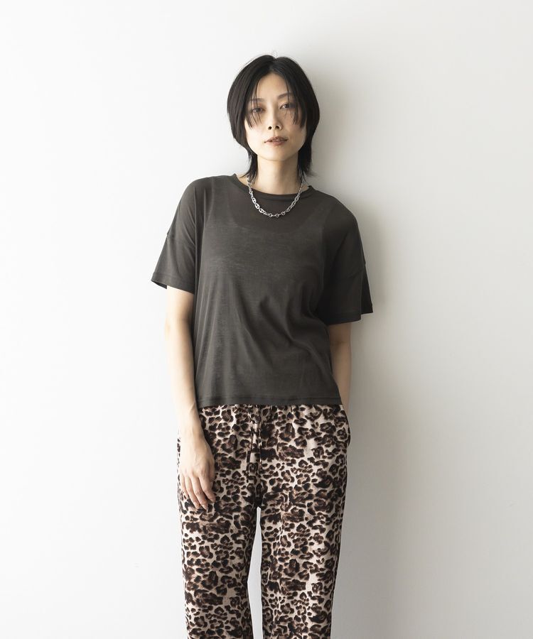 GARAGE OF GOOD CLOTHING「【日本製】シアーフライス半袖Tシャツ」|Tシャツ・カットソー|Dark Gray