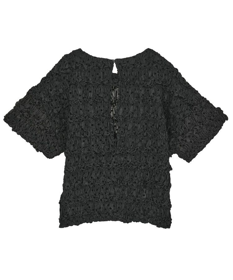 GARAGE OF GOOD CLOTHING「ドットクロップド丈シャーリングプルオーバー」|シャツ・ブラウス|