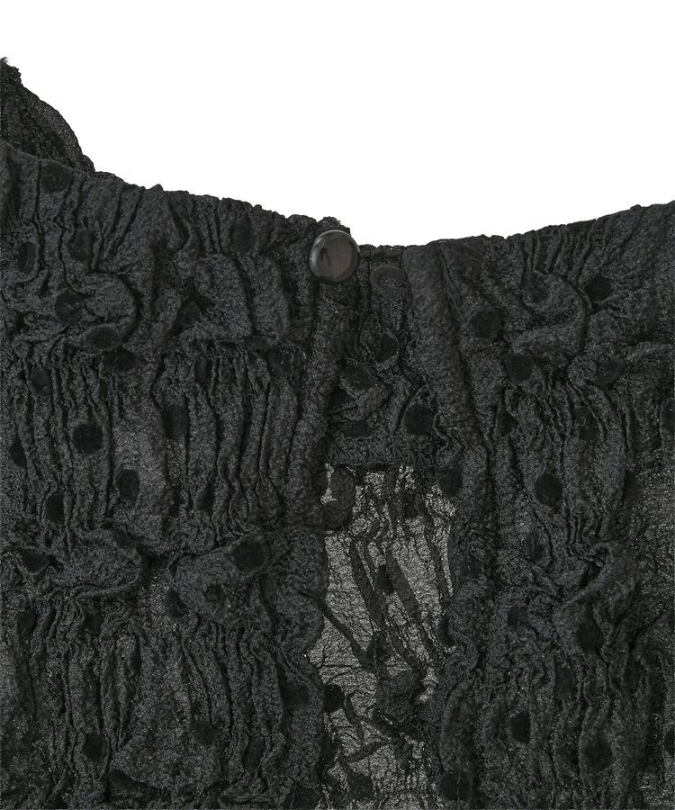 GARAGE OF GOOD CLOTHING「ドットクロップド丈シャーリングプルオーバー」|シャツ・ブラウス|