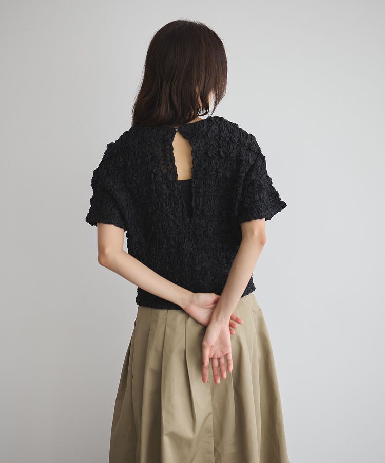 GARAGE OF GOOD CLOTHING「ドットクロップド丈シャーリングプルオーバー」|シャツ・ブラウス|