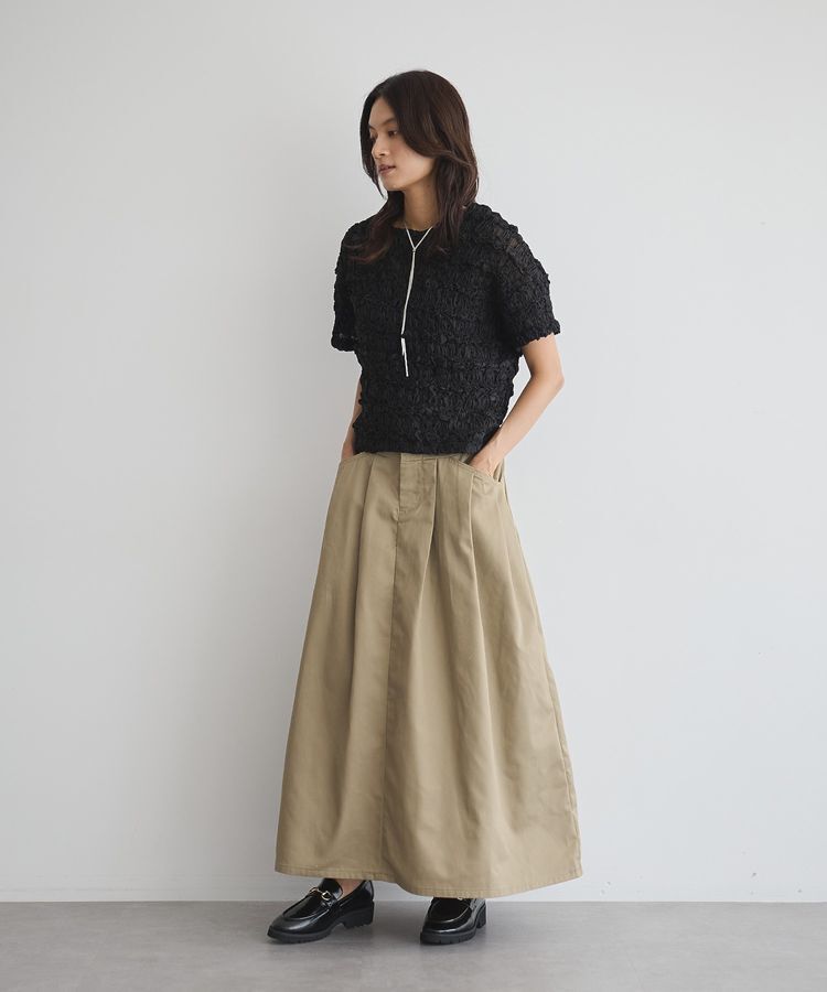 GARAGE OF GOOD CLOTHING「ドットクロップド丈シャーリングプルオーバー」|シャツ・ブラウス|