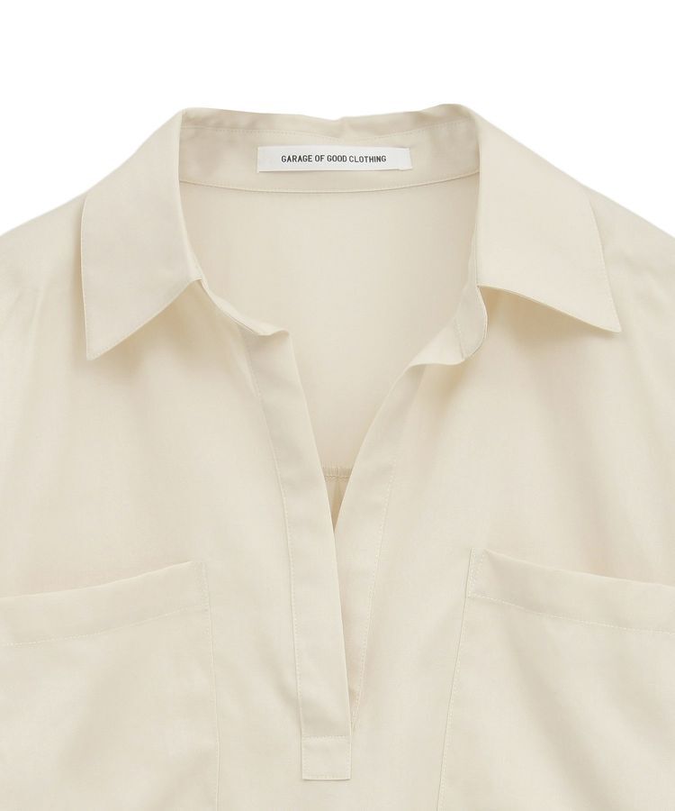 GARAGE OF GOOD CLOTHING「裾ドロストスキッパープルオーバー」|シャツ・ブラウス|