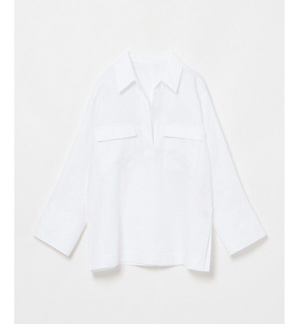 allureville「リネンプルオーバーシャツ」|シャツ・ブラウス|