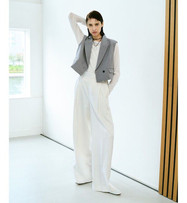 allureville「リオペルリネンダブルタックパンツ」|その他|