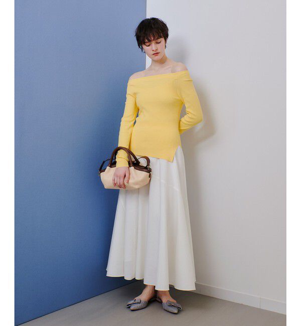 allureville「2WAYネックサイドスリットプルオーバー」|ニット・セーター|