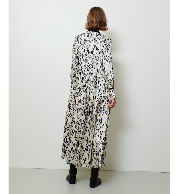 allureville「OFFICINAプリーツフレアワンピース」|ワンピース|