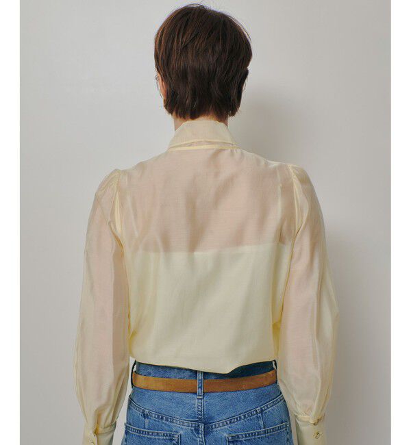 allureville「オーガンザボウブラウス」|シャツ・ブラウス|