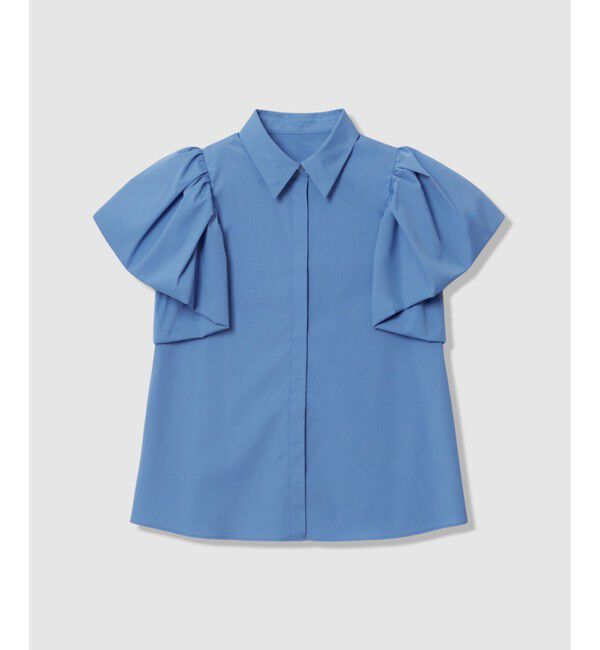 LOULOU WILLOUGHBY「【LOULOU WILLOUGHBY】バルーンスリーブシャツブラウス」|シャツ・ブラウス|