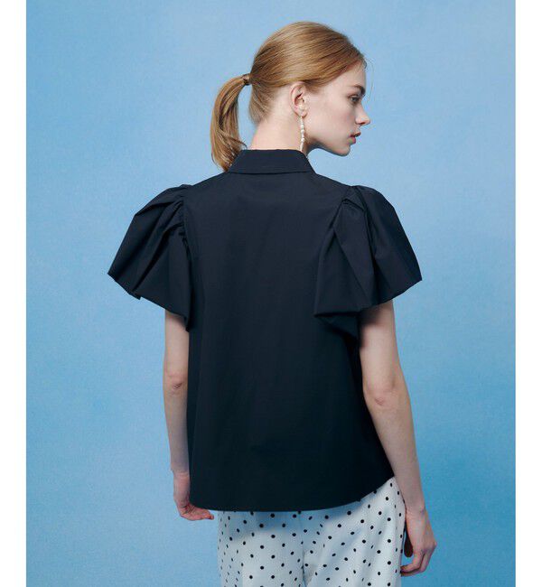 LOULOU WILLOUGHBY「【LOULOU WILLOUGHBY】バルーンスリーブシャツブラウス」|シャツ・ブラウス|