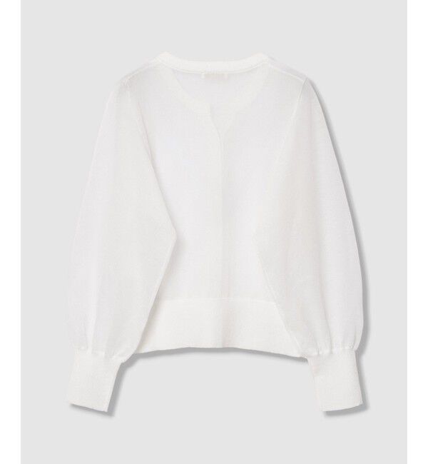 allureville「シアーラミスキッパーカーディガン」|ニット・セーター|