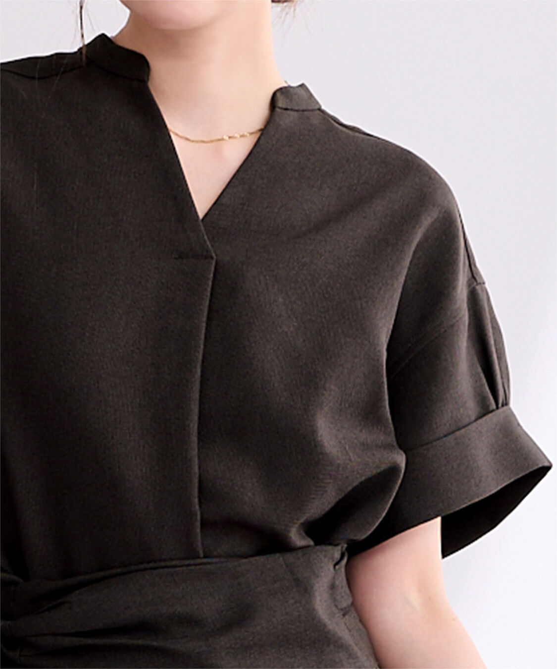 ur's「リネンライクワイドスリーブスキッパーシャツ」|シャツ・ブラウス|