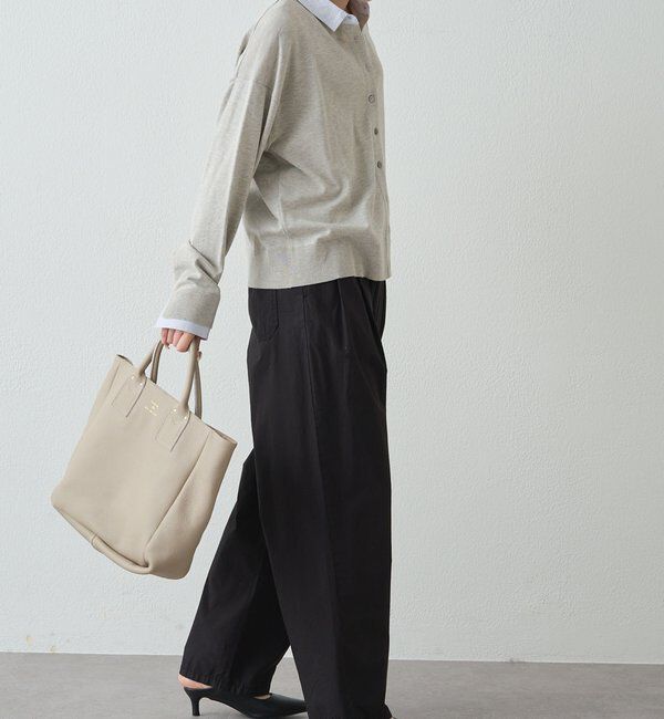  「ブラウスレイヤード風カーディガン」|カーディガン|