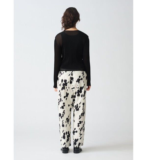 mizuiro ind「mizuiro ind プリーツクルーネックプルオーバー」|Tシャツ・カットソー|