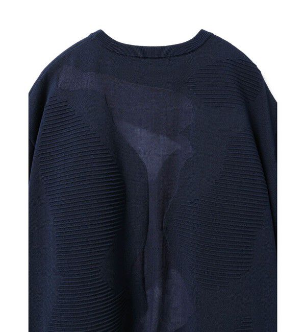 mizuiro ind「mizuiro ind シアーパターンチュニック」|ニット・セーター|