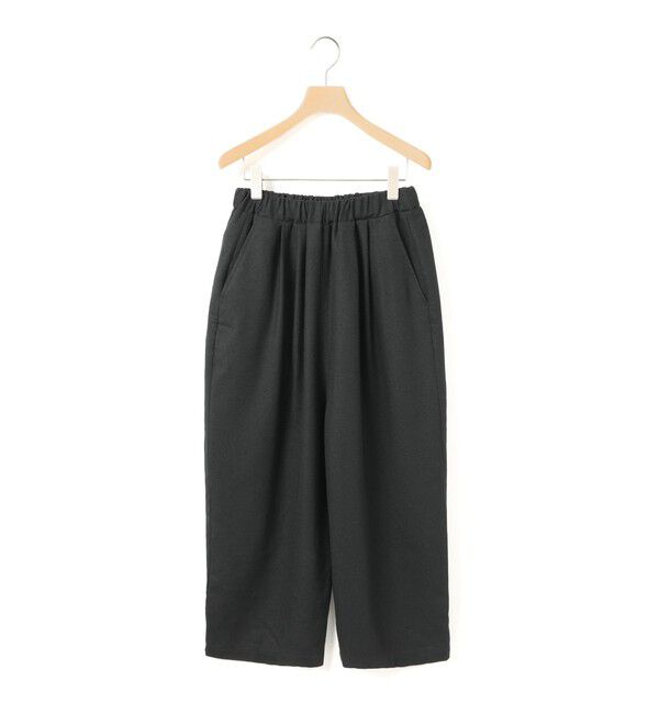 MidiUmi「MidiUmi ウールワイドイージーパンツ」|その他|ブラック