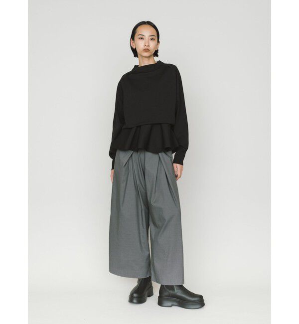 MIDIUMISOLID「MIDIUMISOLID タックワイドパンツ」|その他|