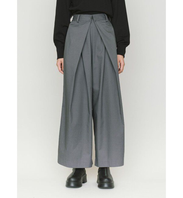 MIDIUMISOLID「MIDIUMISOLID タックワイドパンツ」|その他|