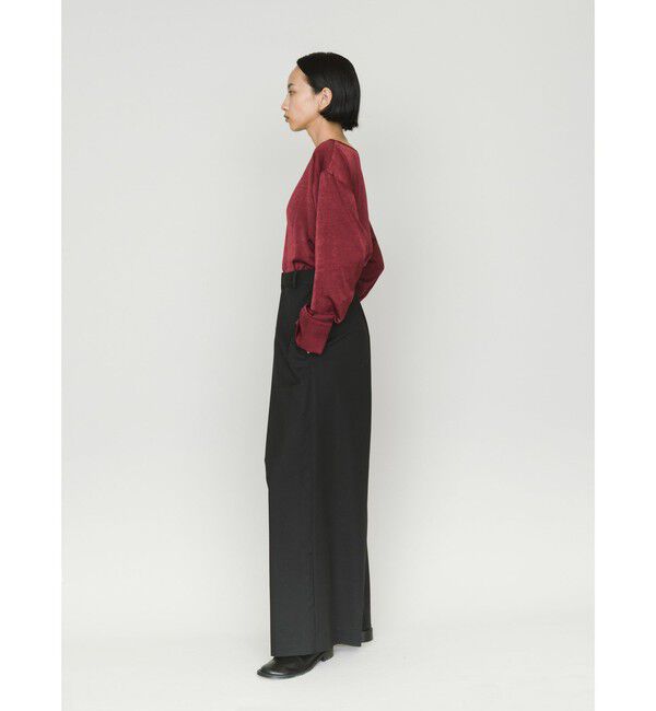 MIDIUMISOLID「MIDIUMISOLID タックワイドパンツ」|その他|