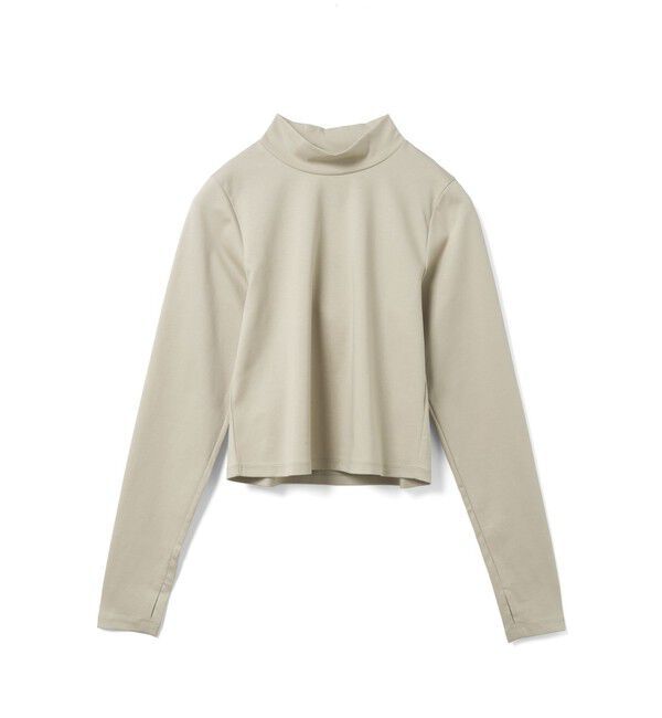 mizuiro ind「mizuiro ind モックネックTシャツ」|Tシャツ・カットソー|