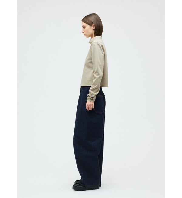 mizuiro ind「mizuiro ind モックネックTシャツ」|Tシャツ・カットソー|