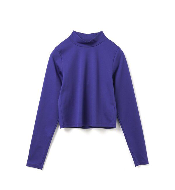 mizuiro ind「mizuiro ind モックネックTシャツ」|Tシャツ・カットソー|ブルー