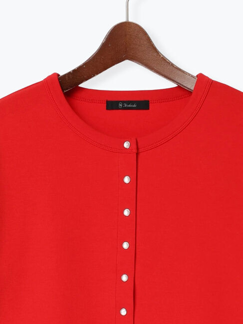 Te chichi「カットソークルーネックカーディガン」|カーディガン|