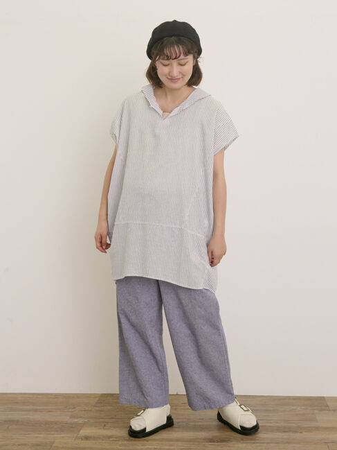 Samansa Mos2「【クールコットン】イージーストレートパンツ ≪M/Lサイズ≫」|その他|