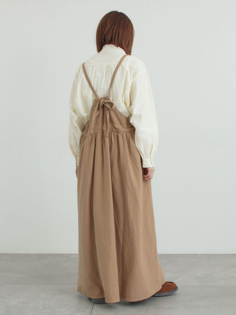 Samansa Mos2「エプロンジャンパースカート」|ワンピース|