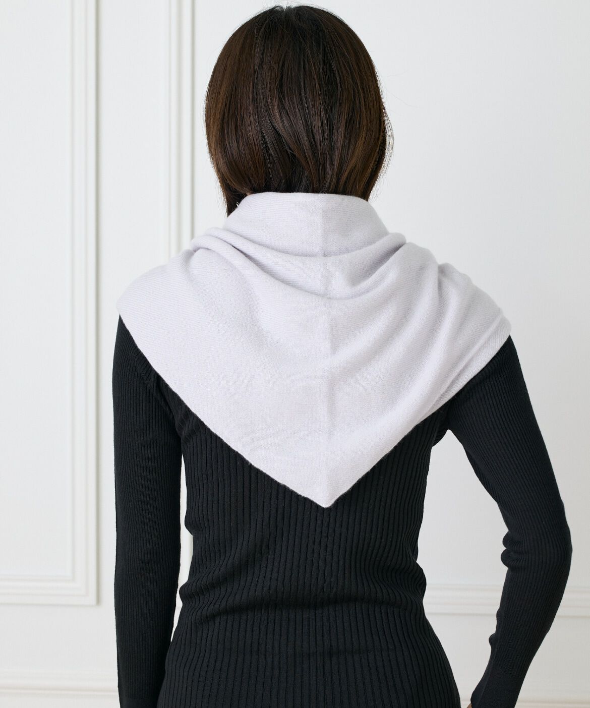 FAVORITE SUKINAMONO「シームレストライアングルカシミヤニットストール《ASAUCE MELER》」|ストール|