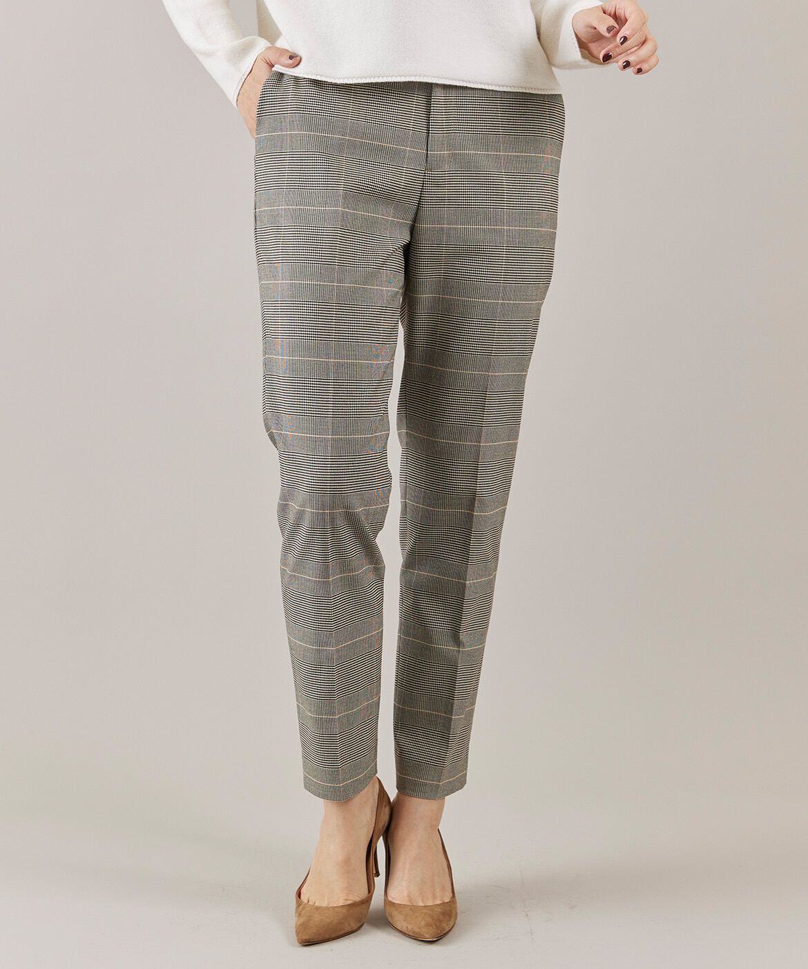 INED「テーパードパンツ」|その他|グレンチェッ 5