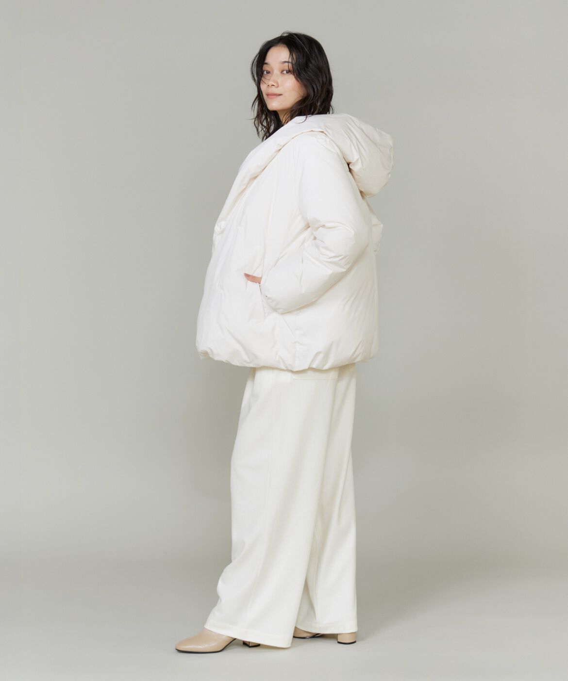 INED「《大きいサイズ》圧縮スムースイージーパンツ」|その他|