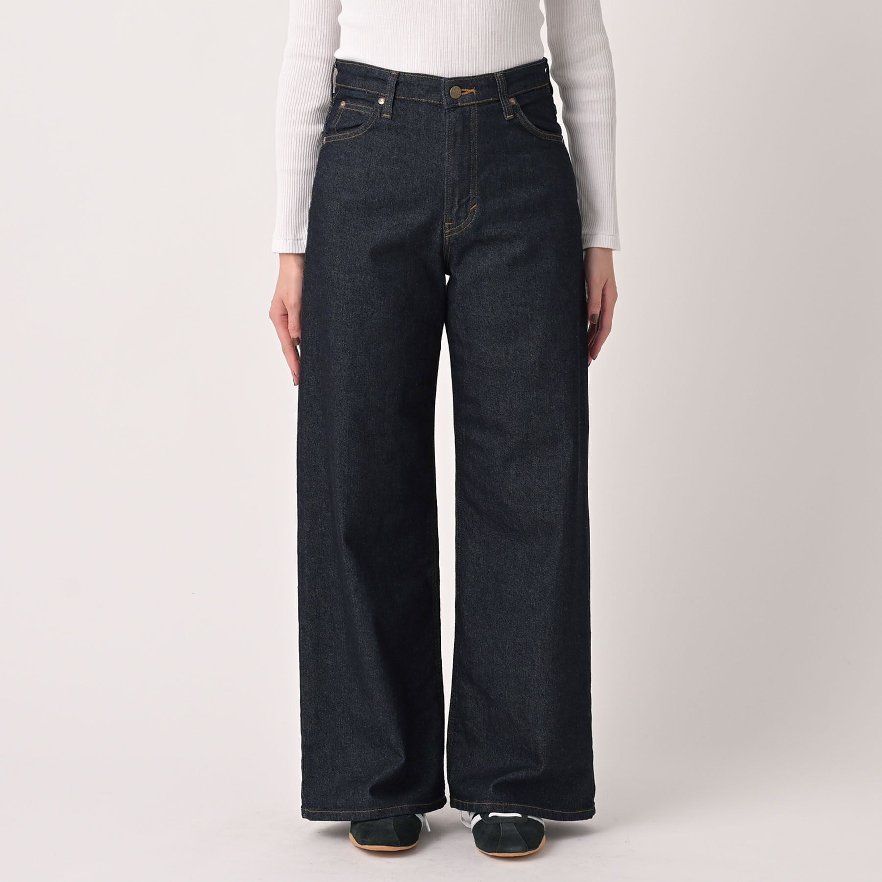 UNTITLED「【LEE】STANDARD WARDROBE ワイドパンツ」|デニム|