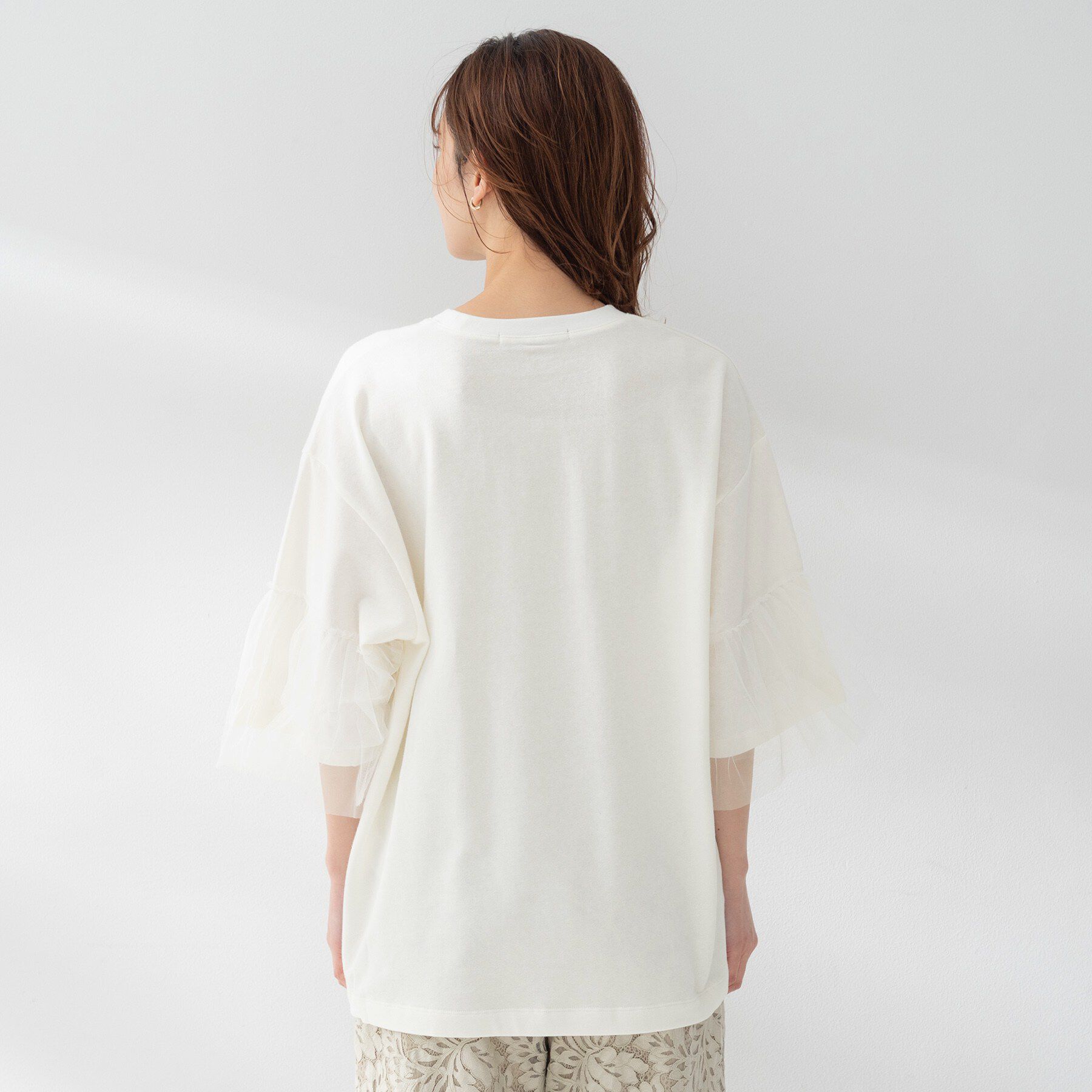 UNTITLED「【Munich】ラッフルスリーブトップス」|Tシャツ・カットソー|