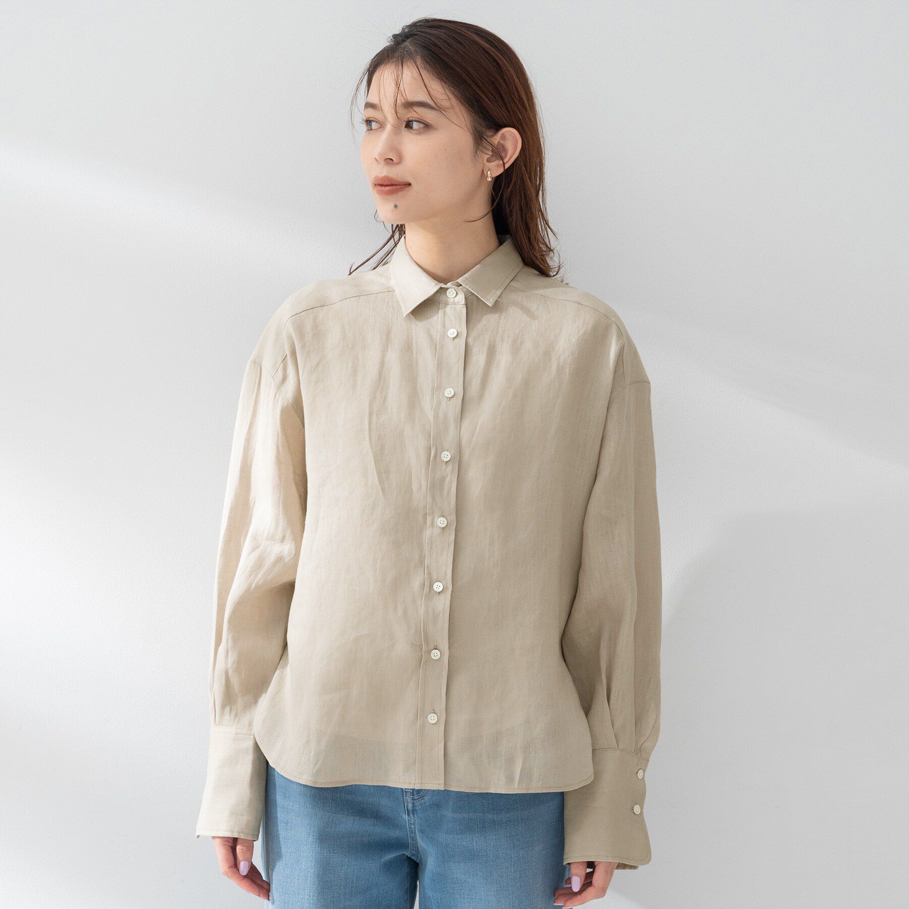 UNTITLED「【Audrey and John Wad】別注／ワイドシャツ」|シャツ・ブラウス|