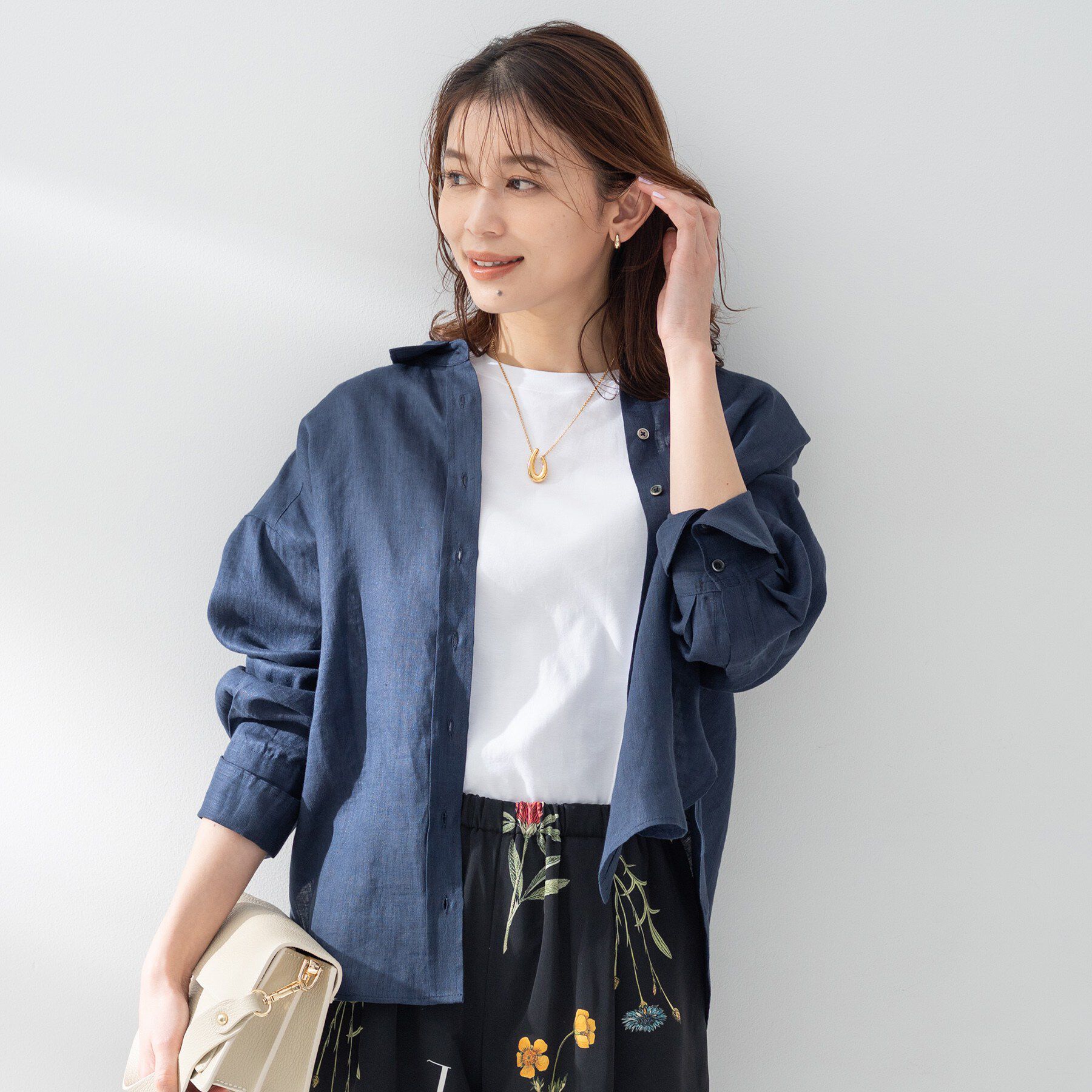 UNTITLED「【Audrey and John Wad】別注／ワイドシャツ」|シャツ・ブラウス|