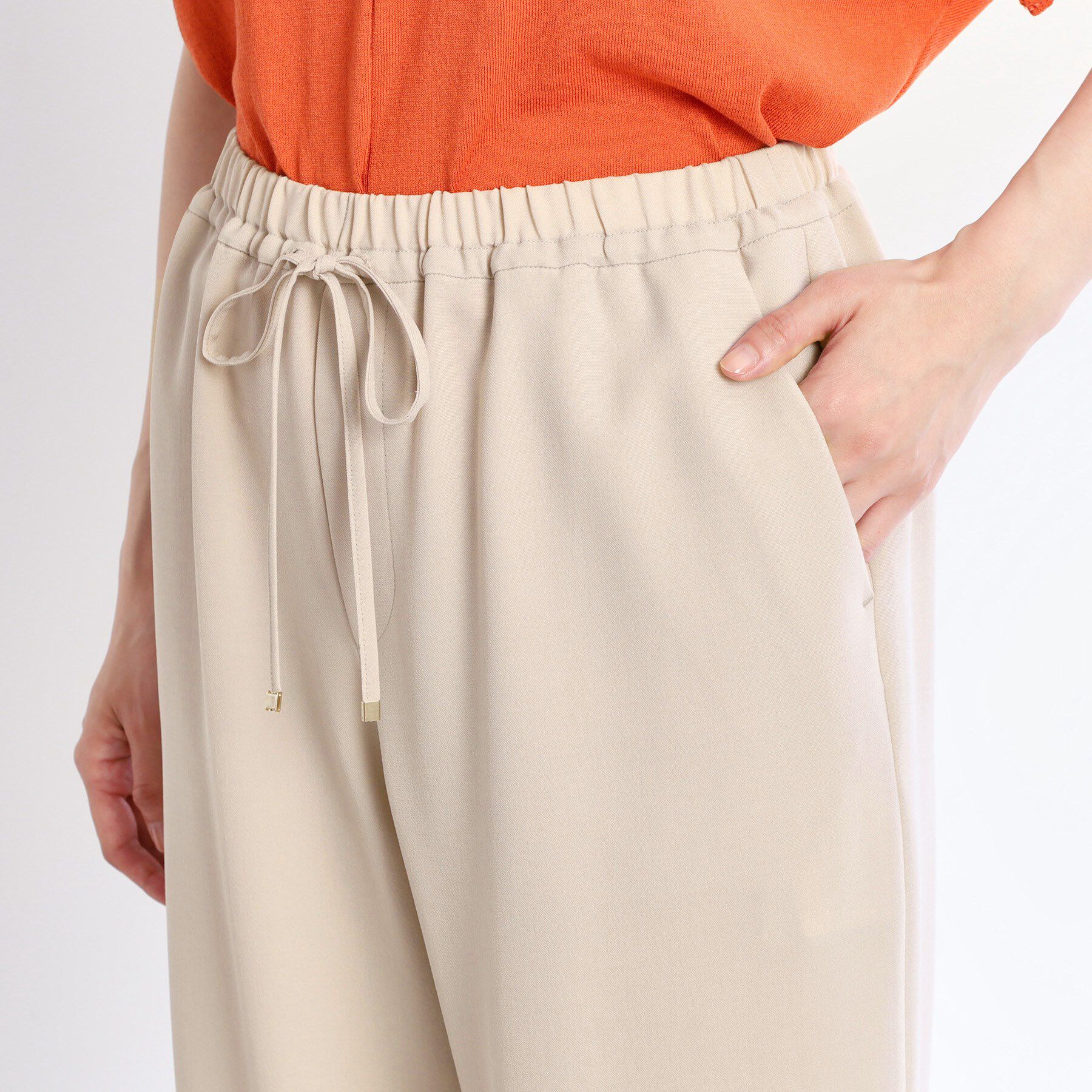 Reflect「【接触冷感／マシンウォッシュ可／ウエスト総ゴム】ワイドシルエットパンツ」|その他|