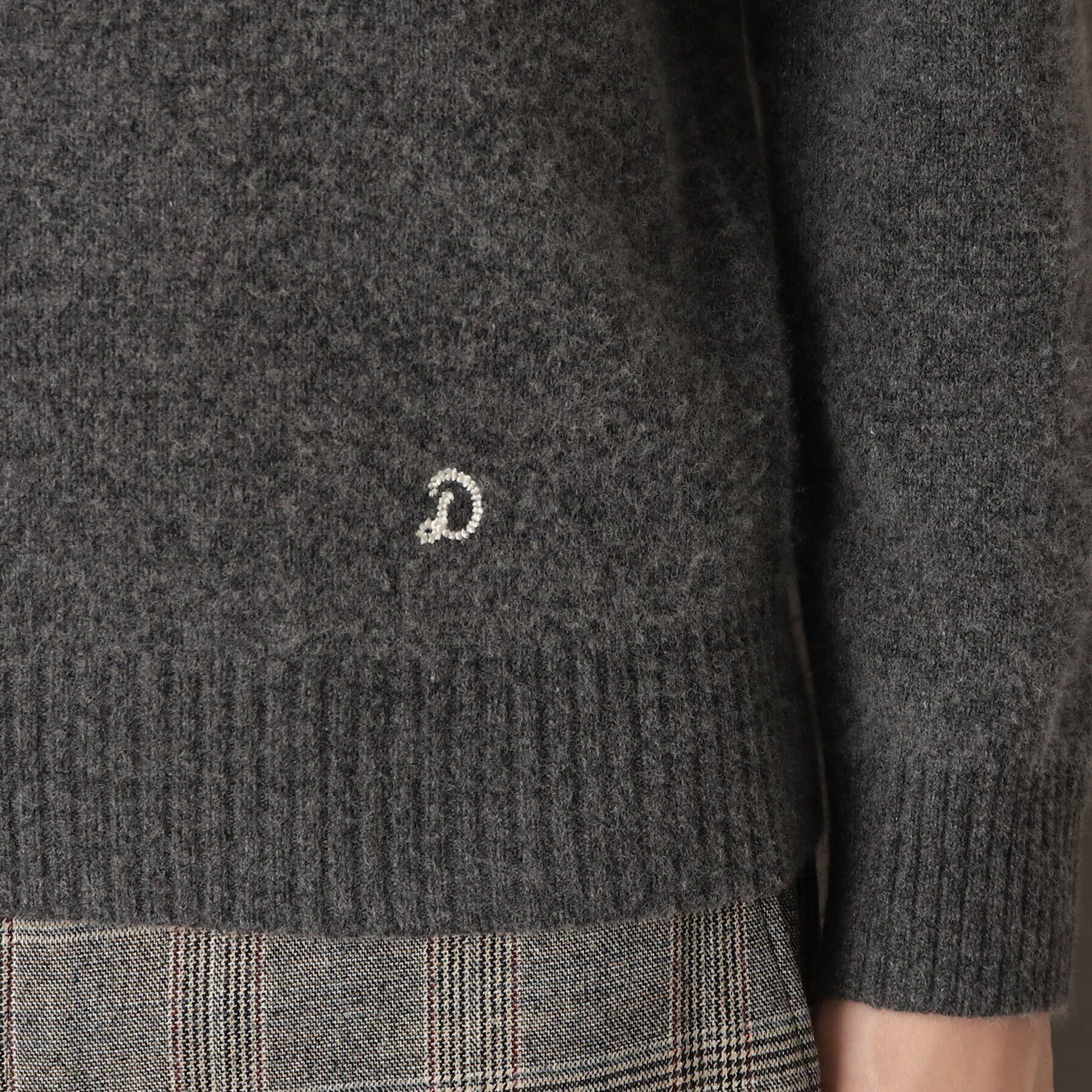 DRESSTERIOR「ラムウール混クルーネックニット」|ニット・セーター|