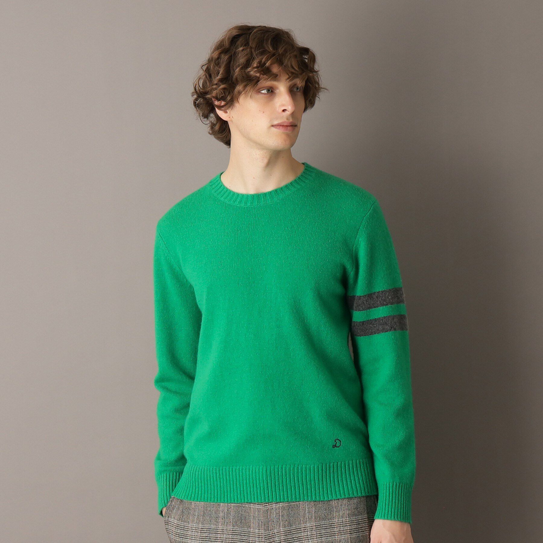 DRESSTERIOR「ラムウール混クルーネックニット」|ニット・セーター|